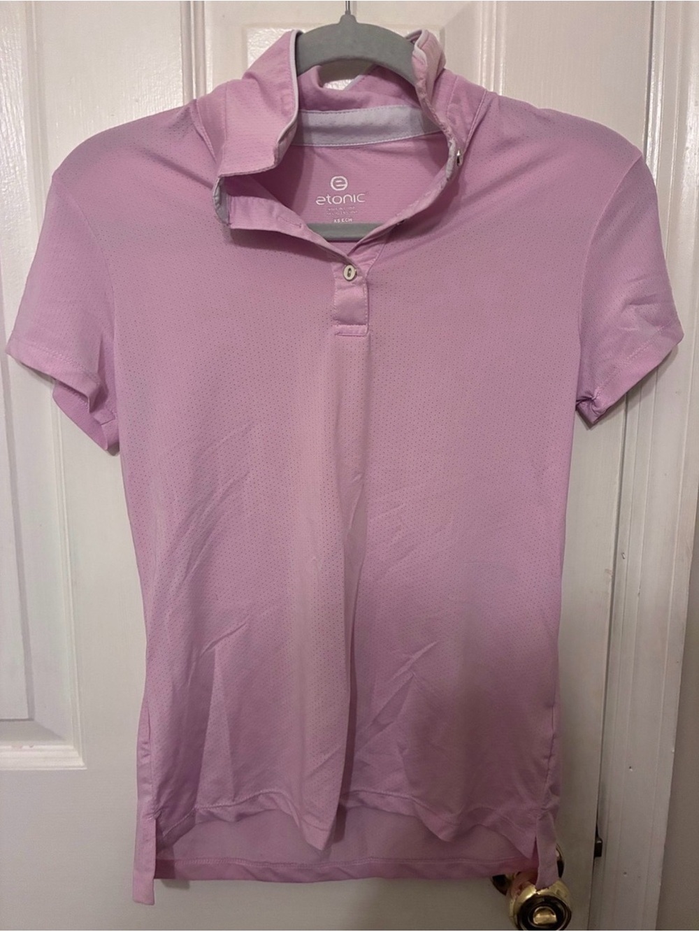 Etonic Women’s Pink Short Sleeve Polo Shirt
